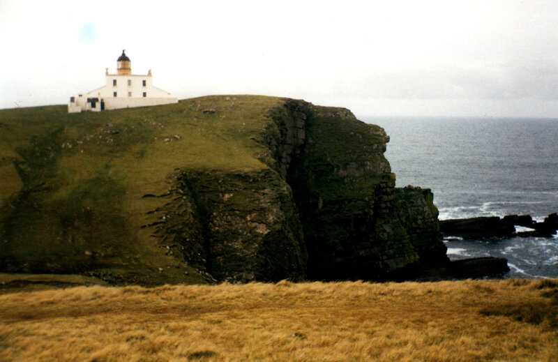 lighthouse on a coastal cliff