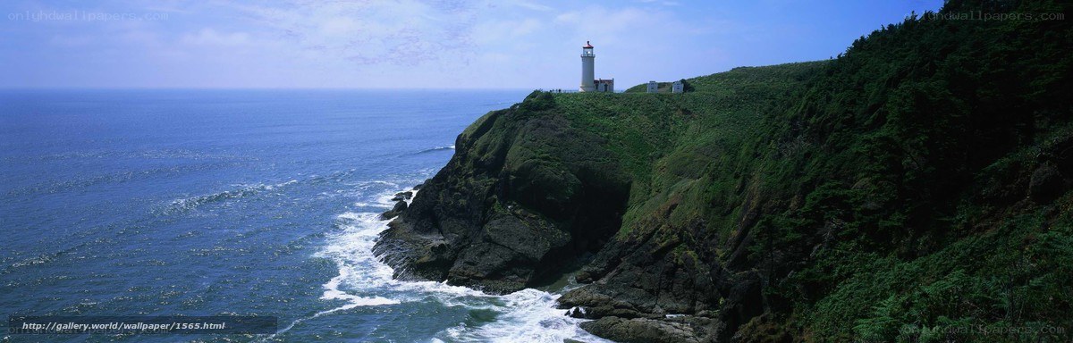 lighthouse on a coastal cliff
