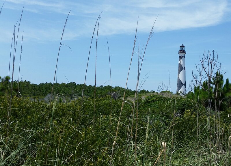 Lighthouse on a Dune — Blue