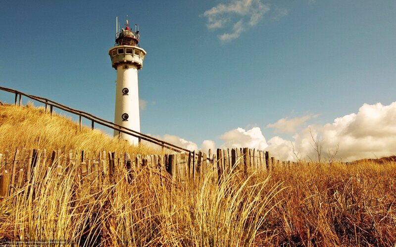 Lighthouse on a dune
