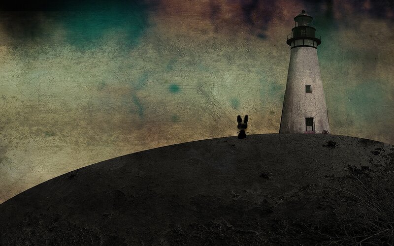 Lighthouse on a hill