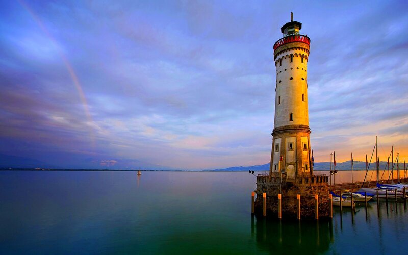 Lighthouse on a Lake