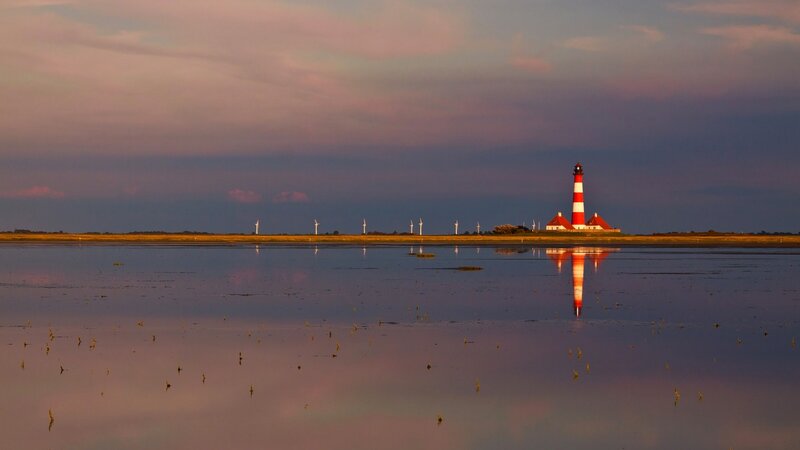 Lighthouse on a Marsh