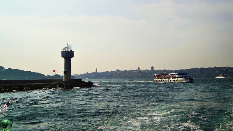 Lighthouse on a Pier — Blue, Calm, Afternoon