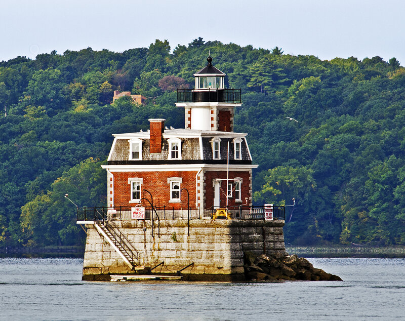 Lighthouse on a Stone Base