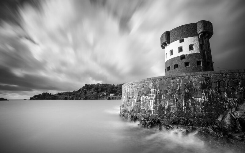 Lighthouse on a stone pier