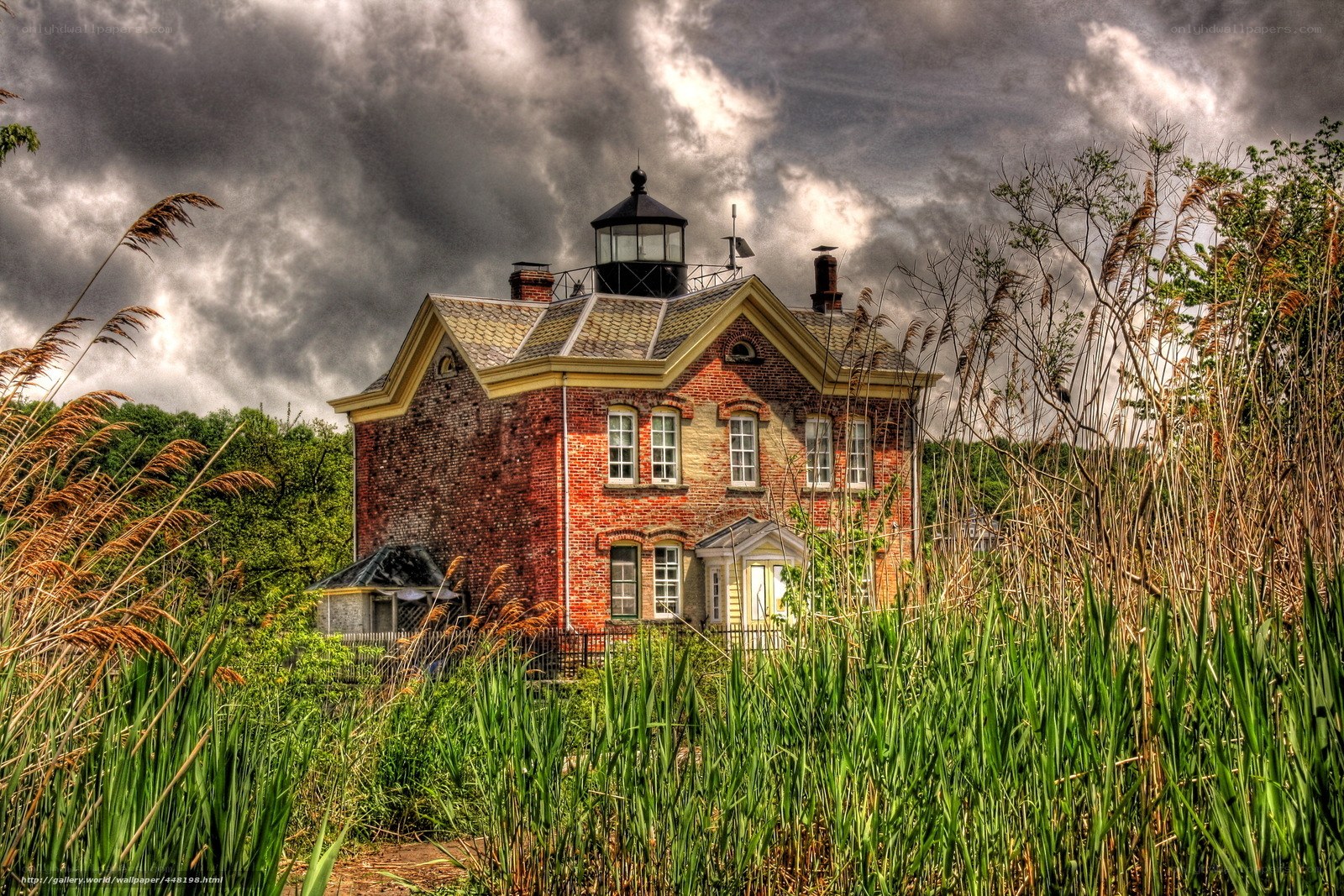 Lighthouse on a stormy day