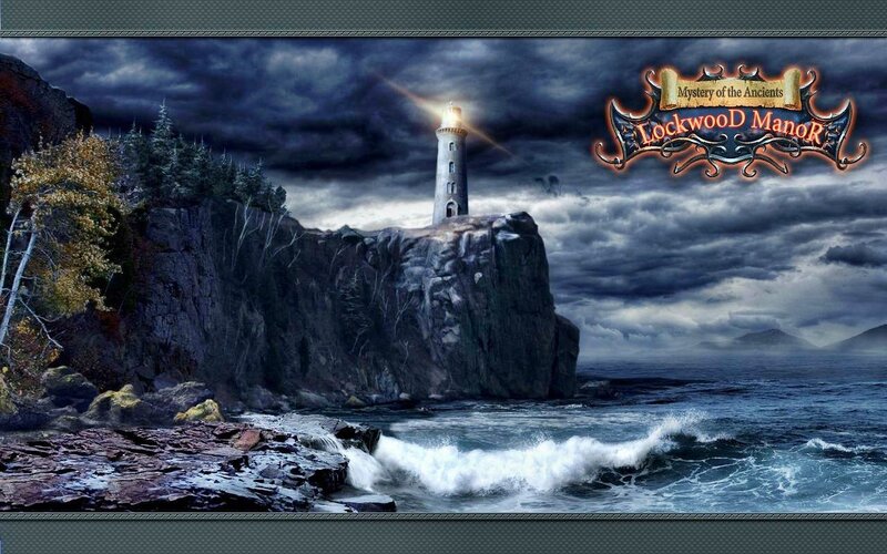 Lighthouse on Cliff — Dark Blue, Dramatic