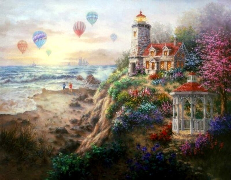 Lighthouse on Cliff
