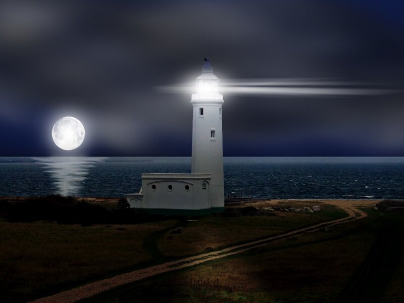Lighthouse on Coastline