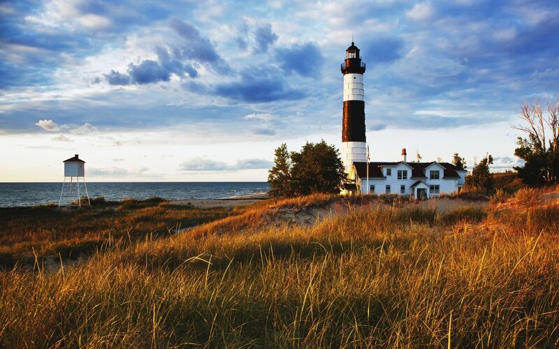 Lighthouse on Dunes