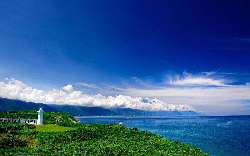 Lighthouse on Green Hill — Blue