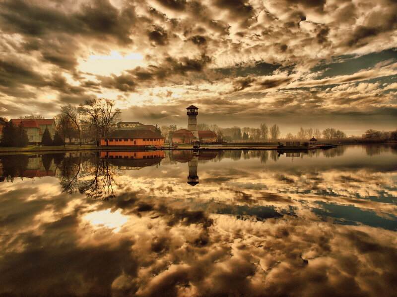 Lighthouse on Lake Shore