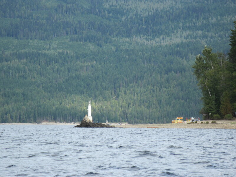 Lighthouse on Rock — Green