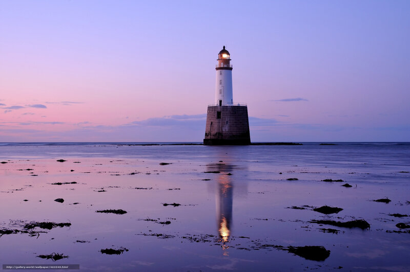 Lighthouse on Rocky Base