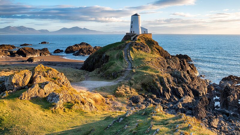 Lighthouse on Rocky Headland