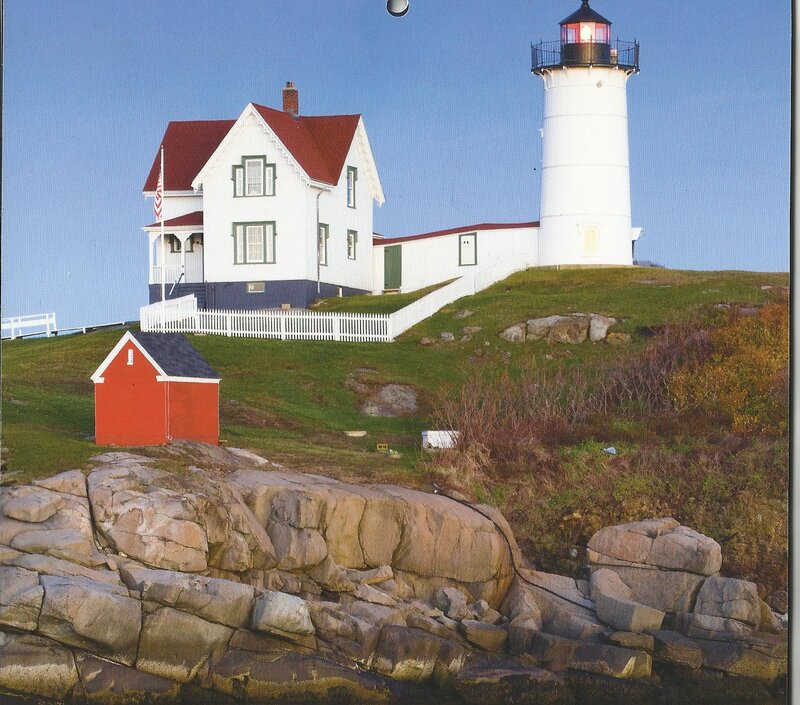 Lighthouse on Rocky Hill — White