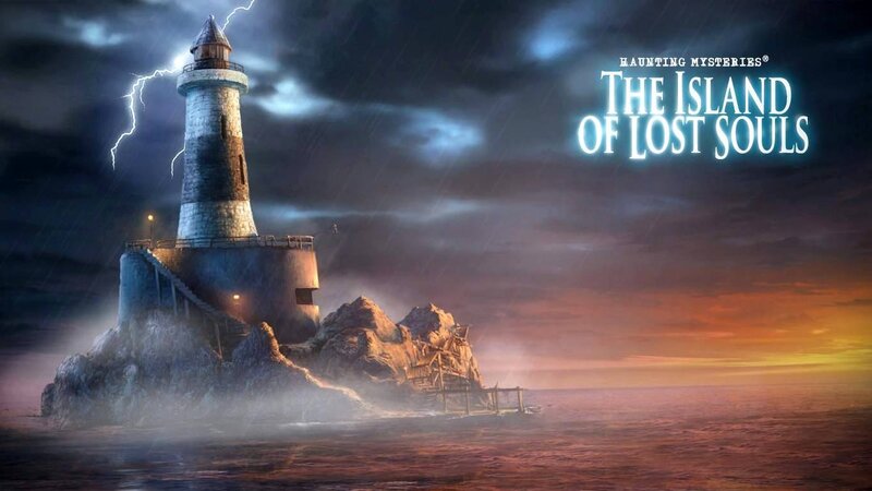 Lighthouse on Rocky Island — Dark Blue
