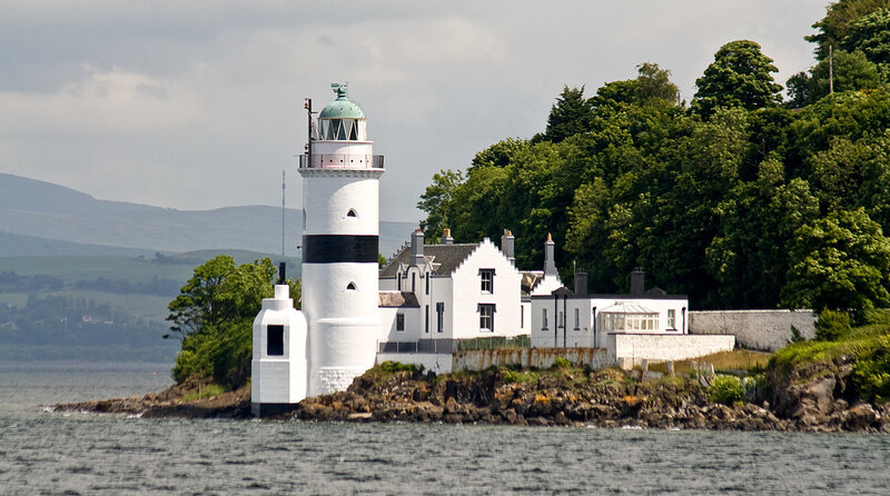 Lighthouse on Rocky Island — White