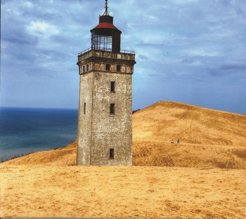 Lighthouse on Sand Dunes — Blue