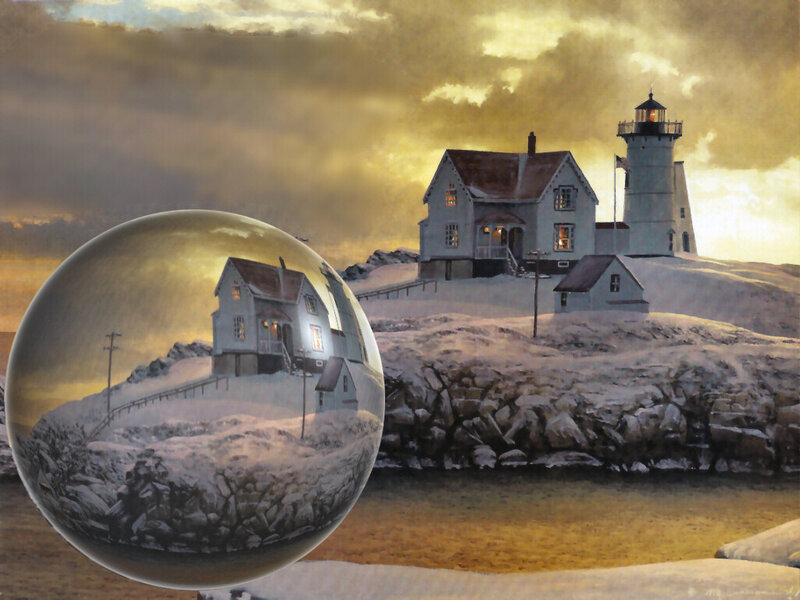 Lighthouse on Snowy Hill
