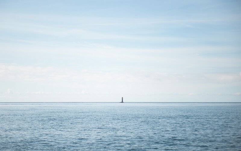 Lighthouse on the horizon