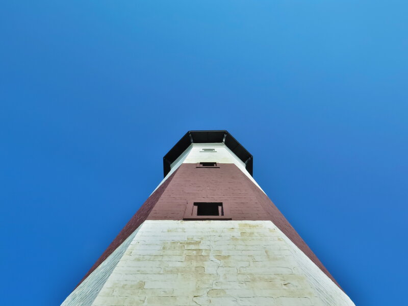 Lighthouse Tower — Blue, Dramatic