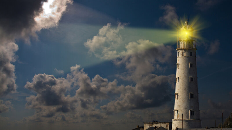 Lighthouse with Beam