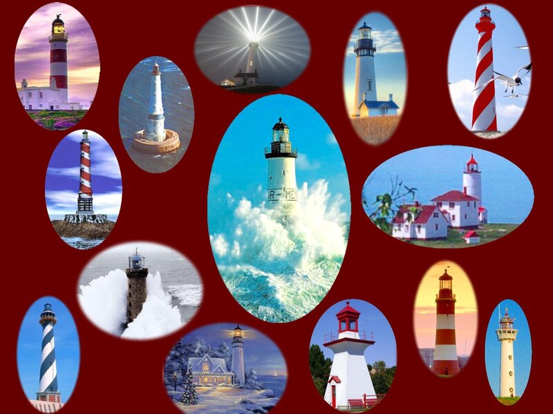 Lighthouses Collage
