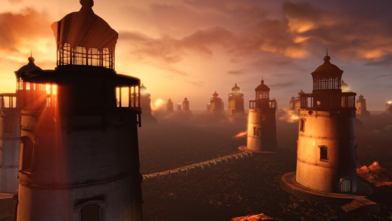 Lighthouses in Fog