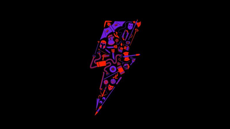 Lightning Bolt Collage