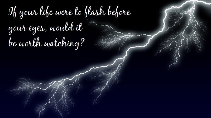 Lightning Bolt in Sky — Black