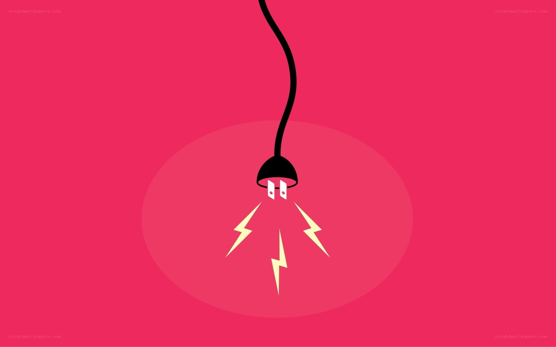 lightning bolt plug illustration