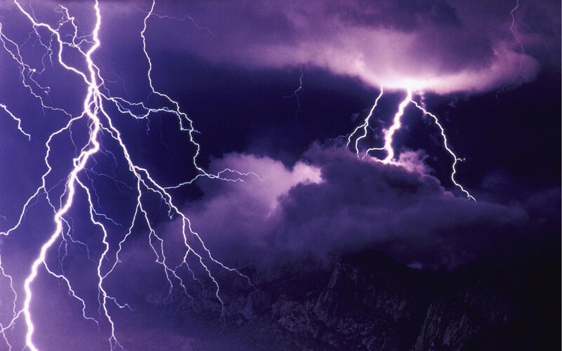 Lightning Bolts in Storm