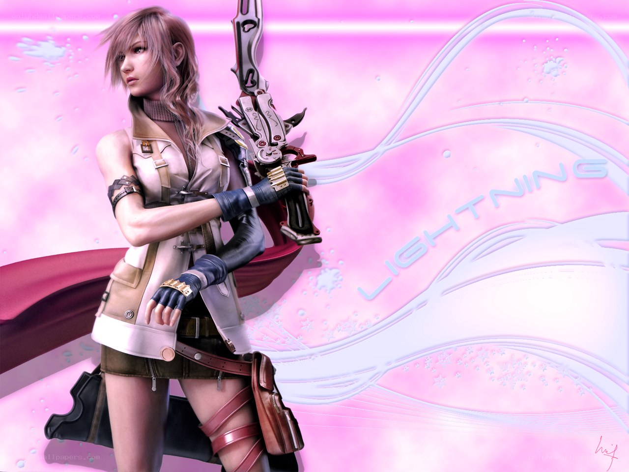 Lightning from Final Fantasy XIII