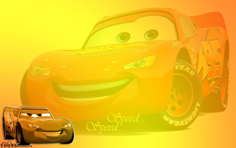 Lightning Mcqueen Car — Yellow