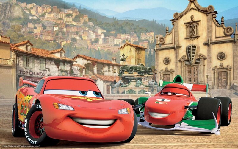 Lightning McQueen in Italy