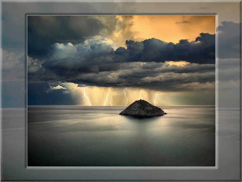 Lightning over Island
