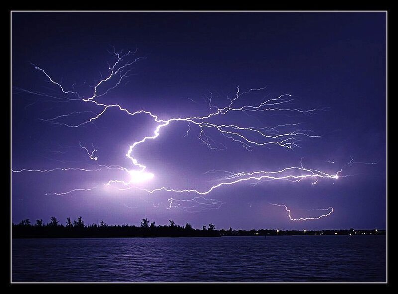 Lightning over Water — Purple