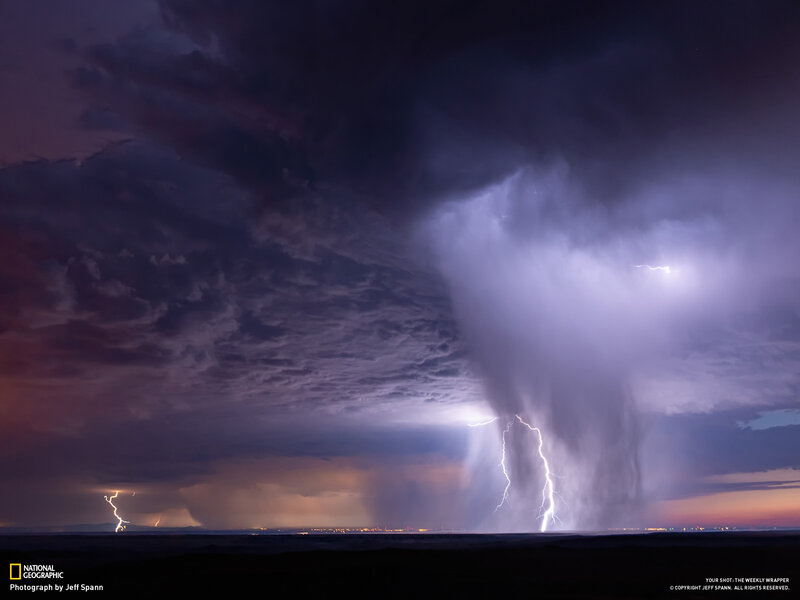 Lightning Storm over Plains