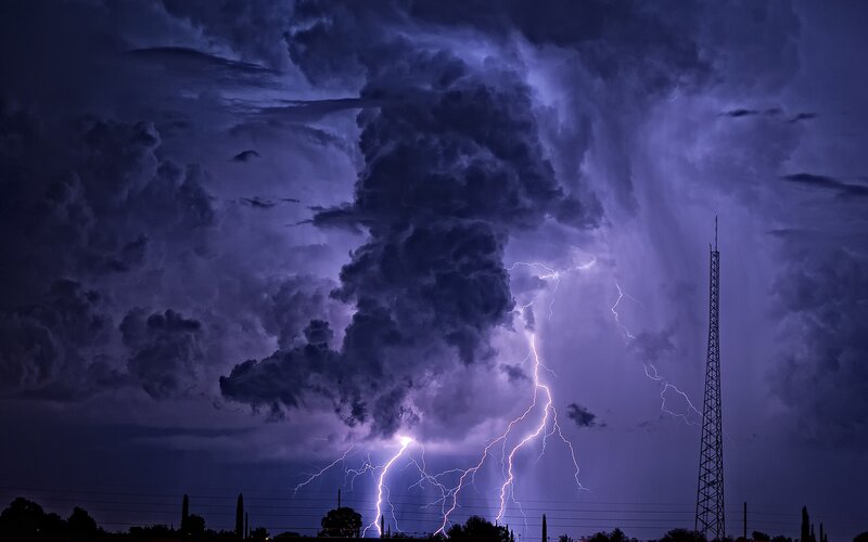 Lightning Storm over Tower