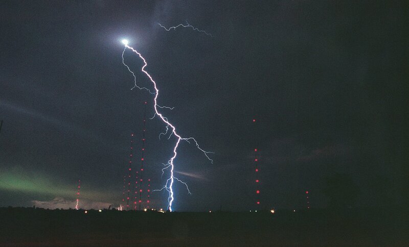 Lightning Strike on Towers