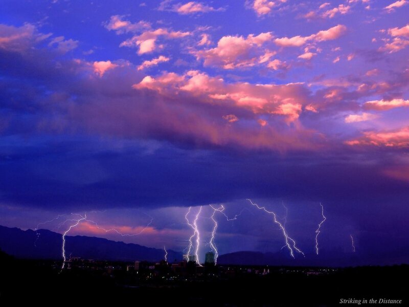 Lightning Strikes in the Distance