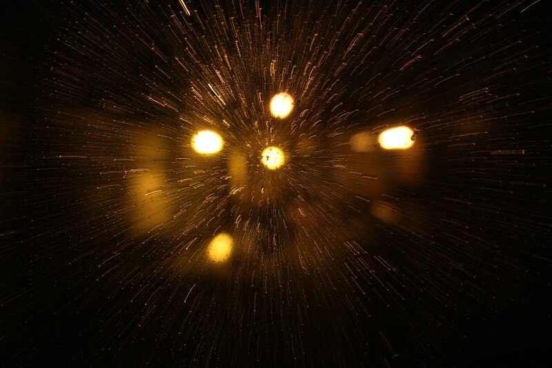 Lights on Wet Surface