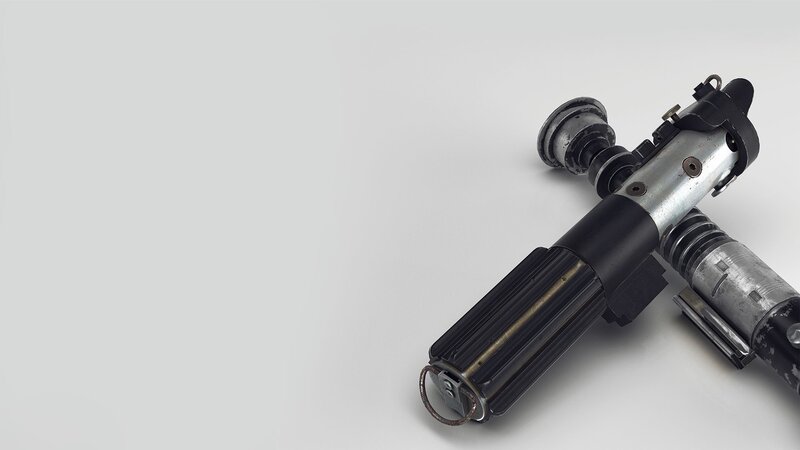 Lightsaber Hilt — Gray, Neutral, 3d Render, Weapon