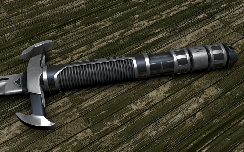 Lightsaber Hilt — Gray