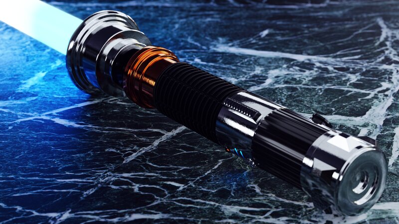 Lightsaber on Marble