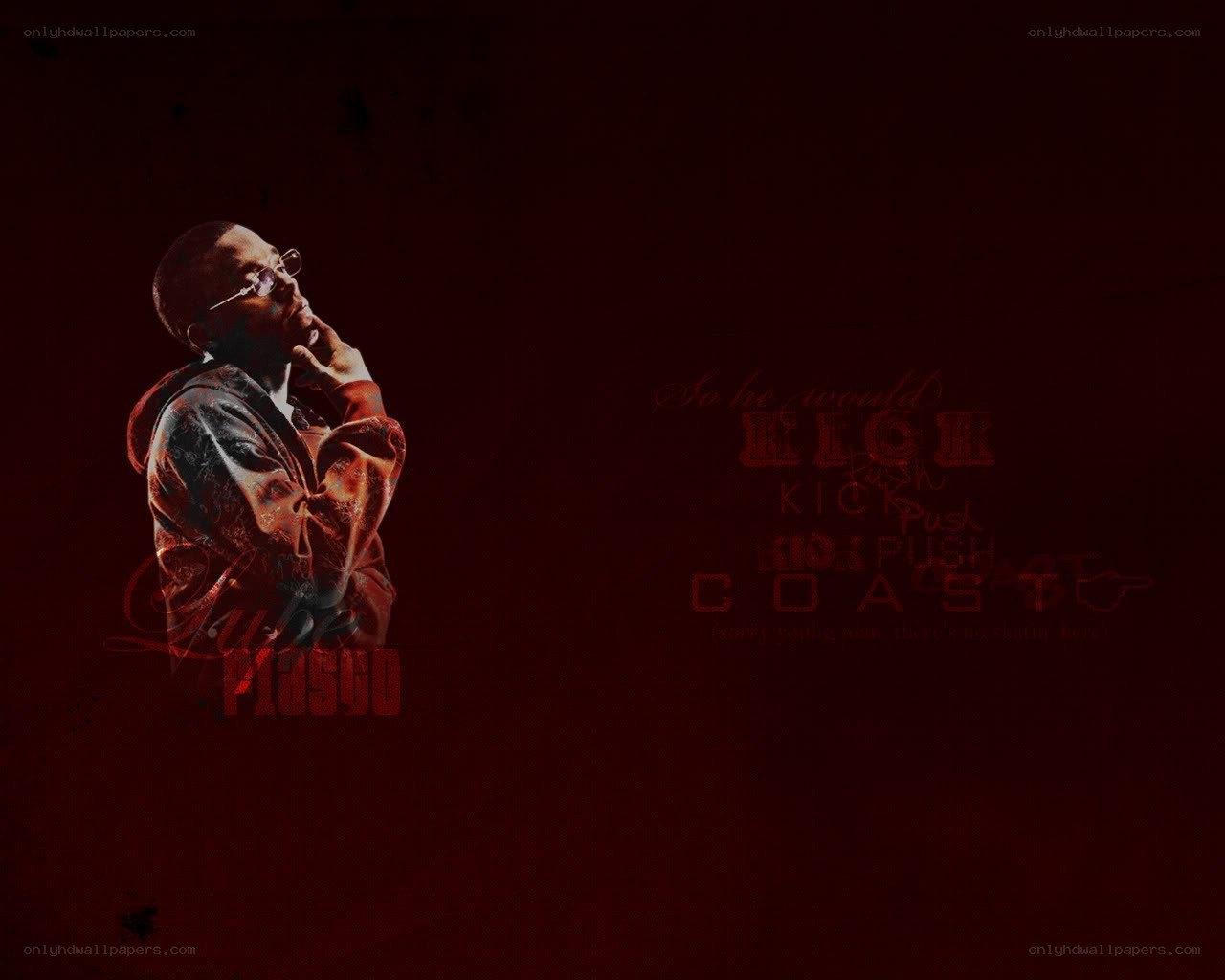Lil Wayne thinking wallpaper