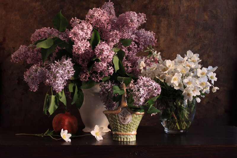 Lilac and Anemone Bouquet