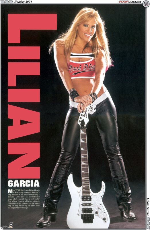 Lilian Garcia on magazine cover